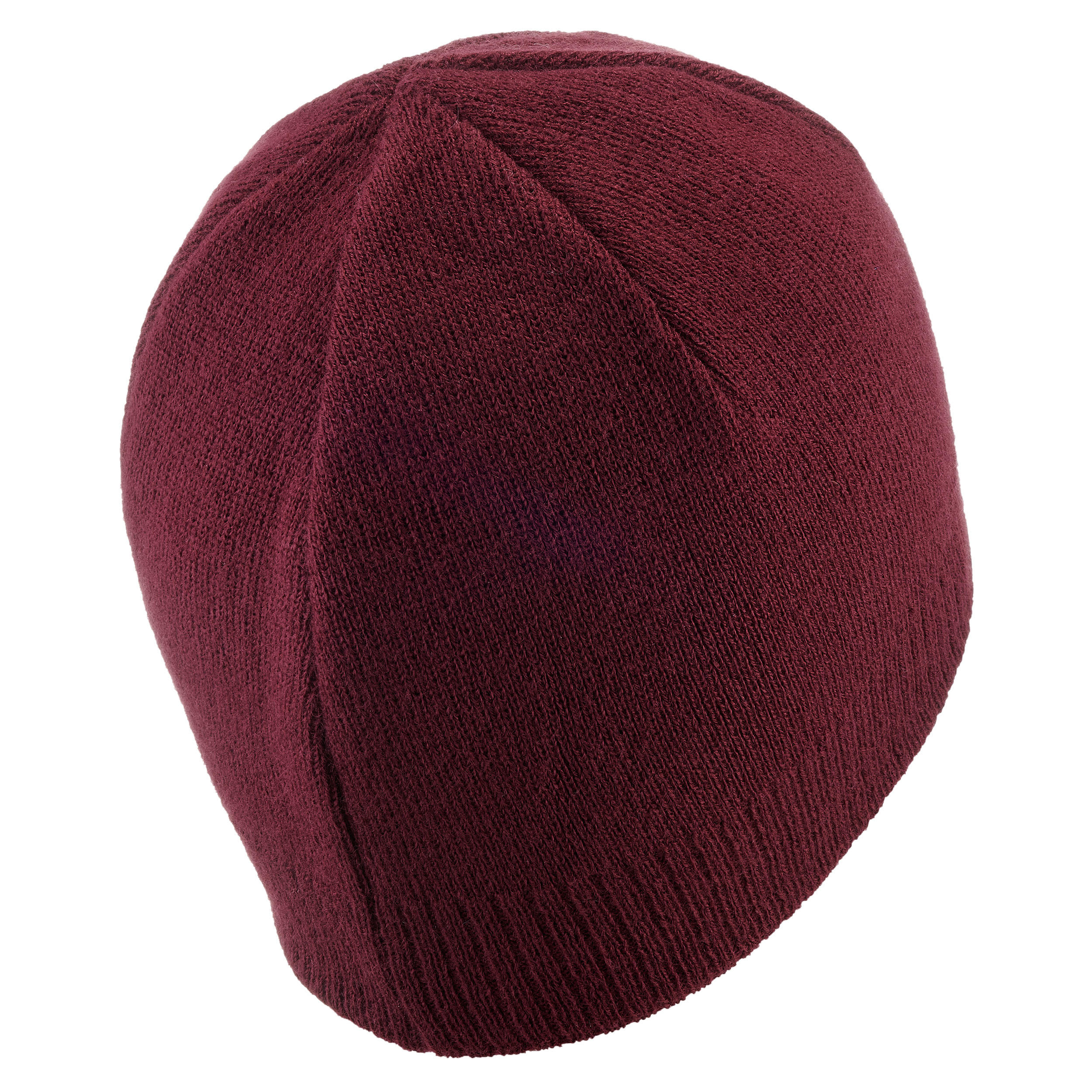 ADULT SKI HAT - SIMPLE - BURGUNDY 5/9