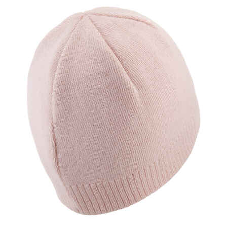 ADULT SKI HAT - SIMPLE - PALE PINK