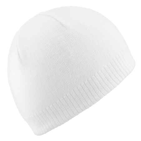 ADULT SKI HAT - SIMPLE - WHITE