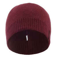 ADULT SKI HAT - SIMPLE - BURGUNDY