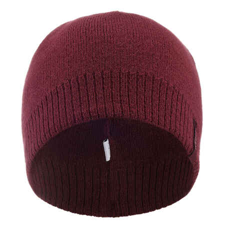 ADULT SKI HAT - SIMPLE - BURGUNDY