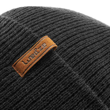 ADULT SKI HAT - FISHERMAN - BLACK