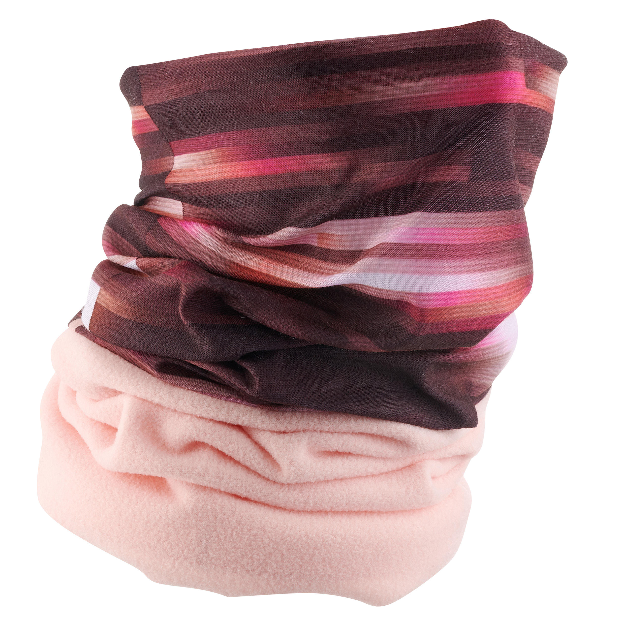 Ski Neck Warmer Hug Pink Pink, Pink, Bordeaux Wedze Decathlon