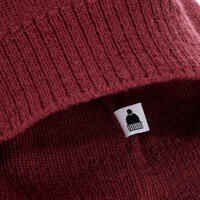 ADULT SKI HAT - SIMPLE - BURGUNDY