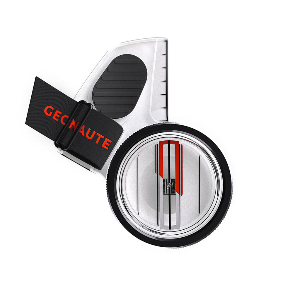 Kreisā īkšķa orientēšanās kompass “racer 900”, melns