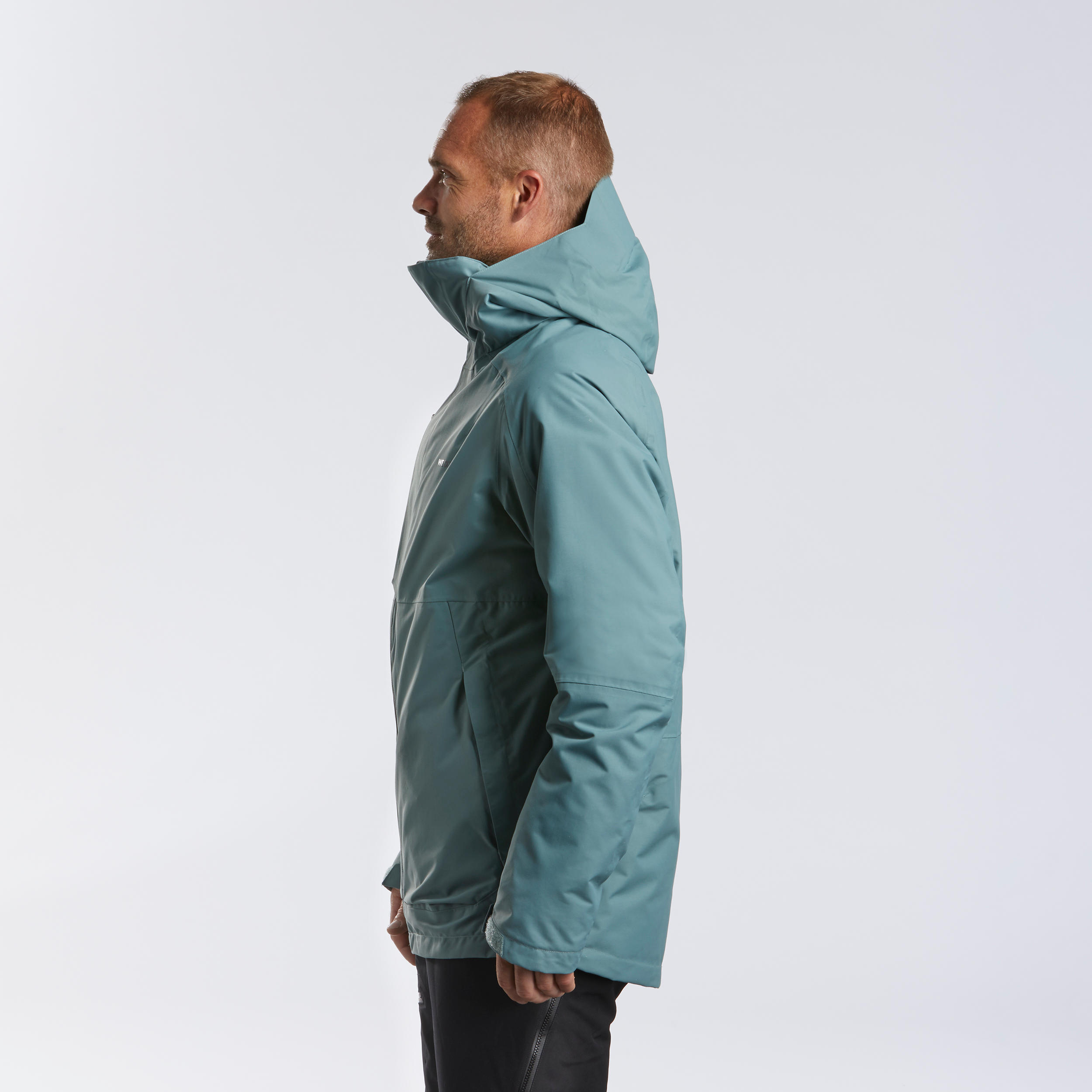 Men's Ski Jacket  FR100 Khaki 3/22