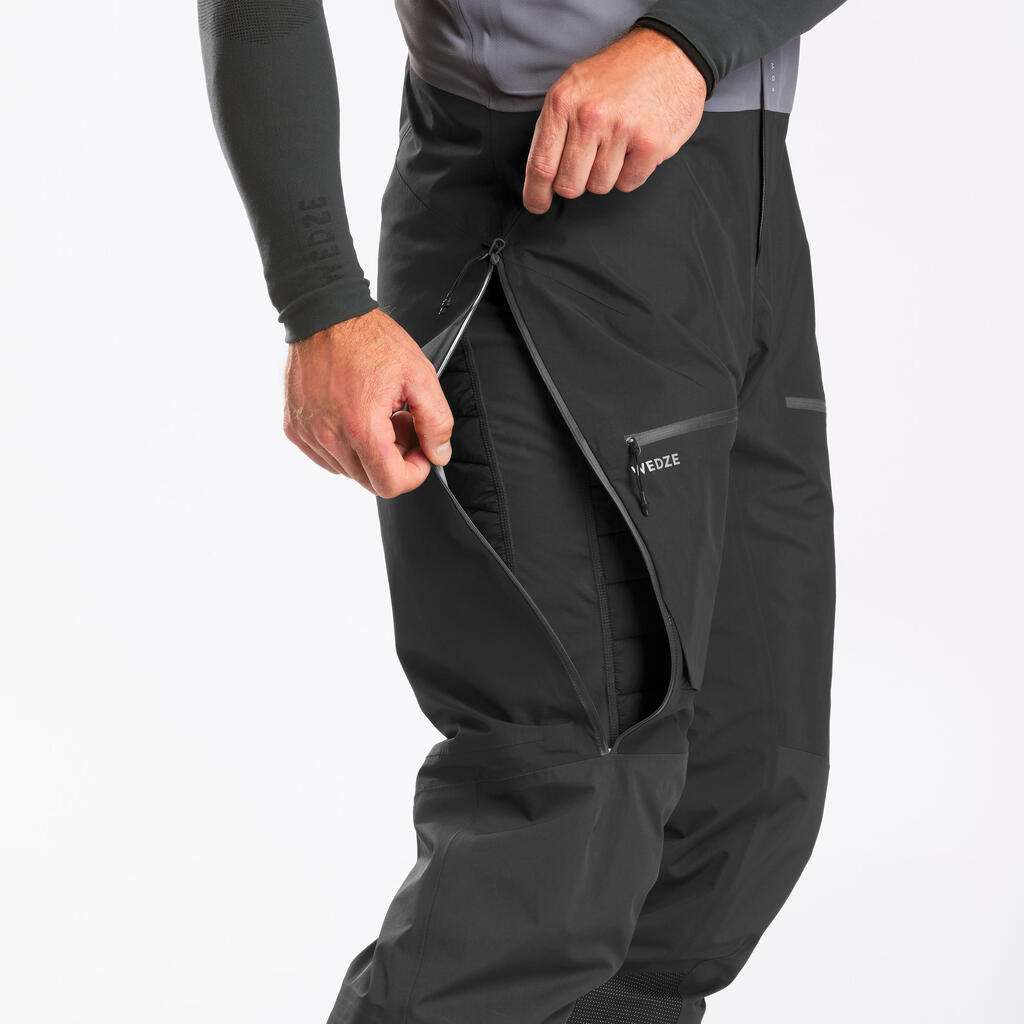 Men’s Ultra Waterproof Ski Salopettes - Black