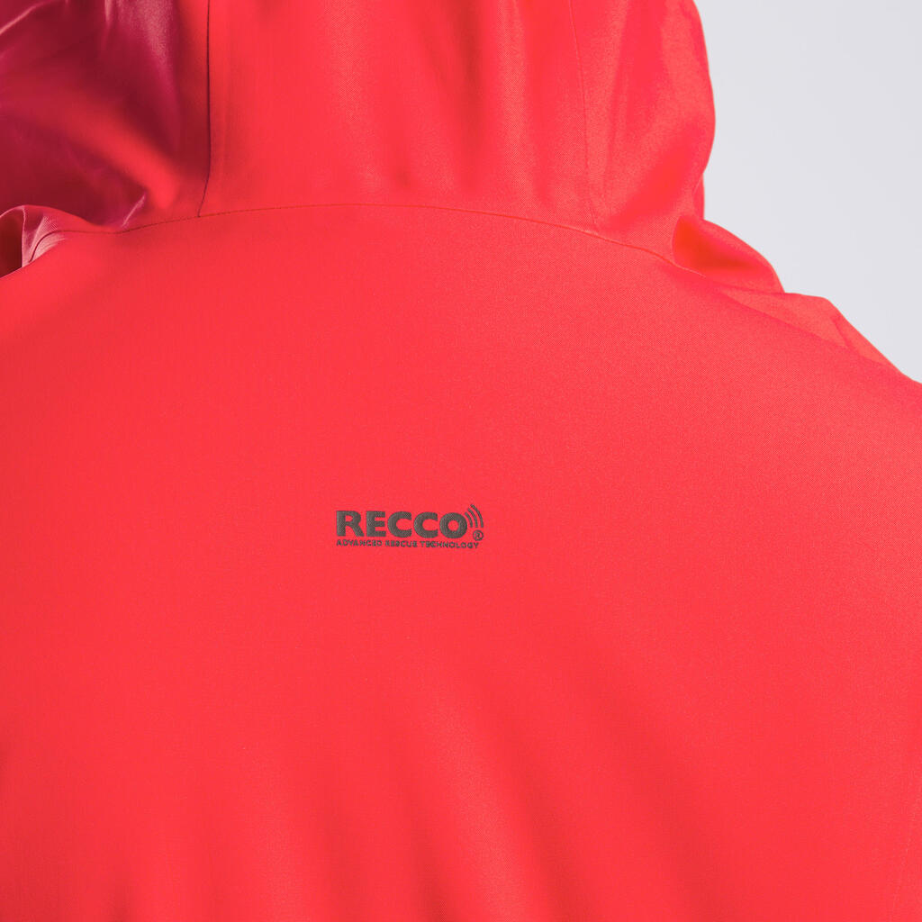 Skijacke Freeride 500 Herren rot 