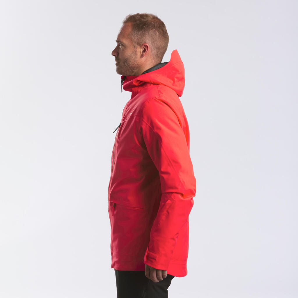Skijacke Freeride 500 Herren rot 