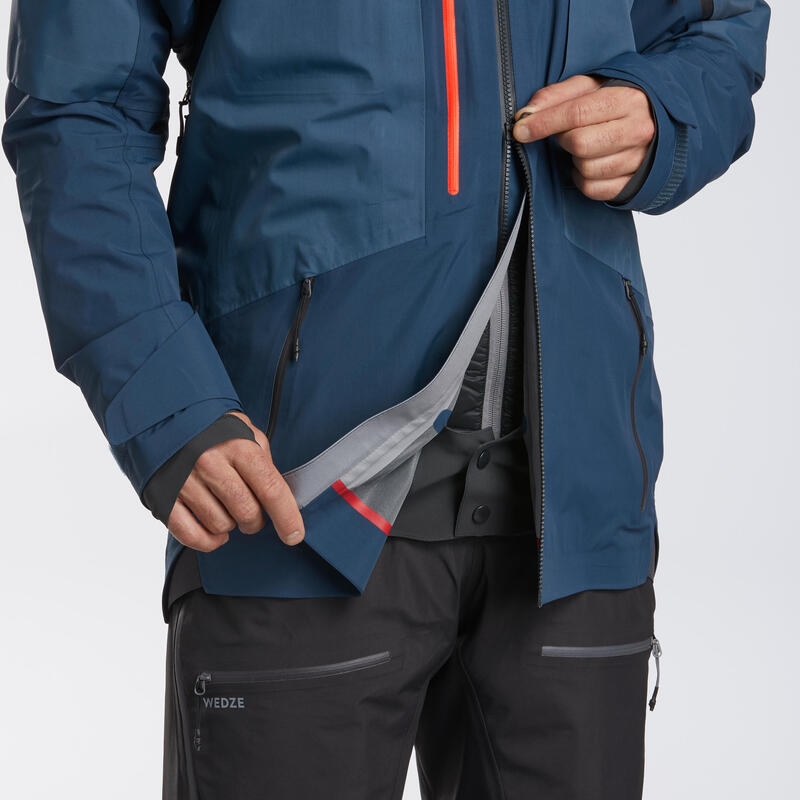 VESTE DE SKI HOMME FR900 - BLEU MARINE