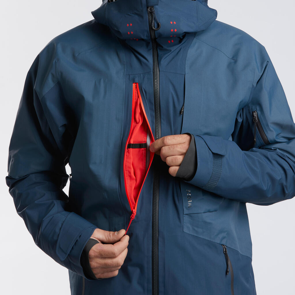 Skijaška jakna FR900 muška mornarski plava