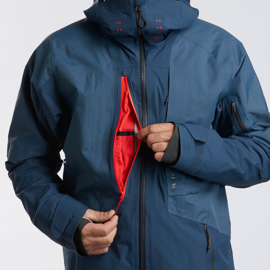 Куртка горнолыжная для фрирайда мужская синяя FR 900 Wedze