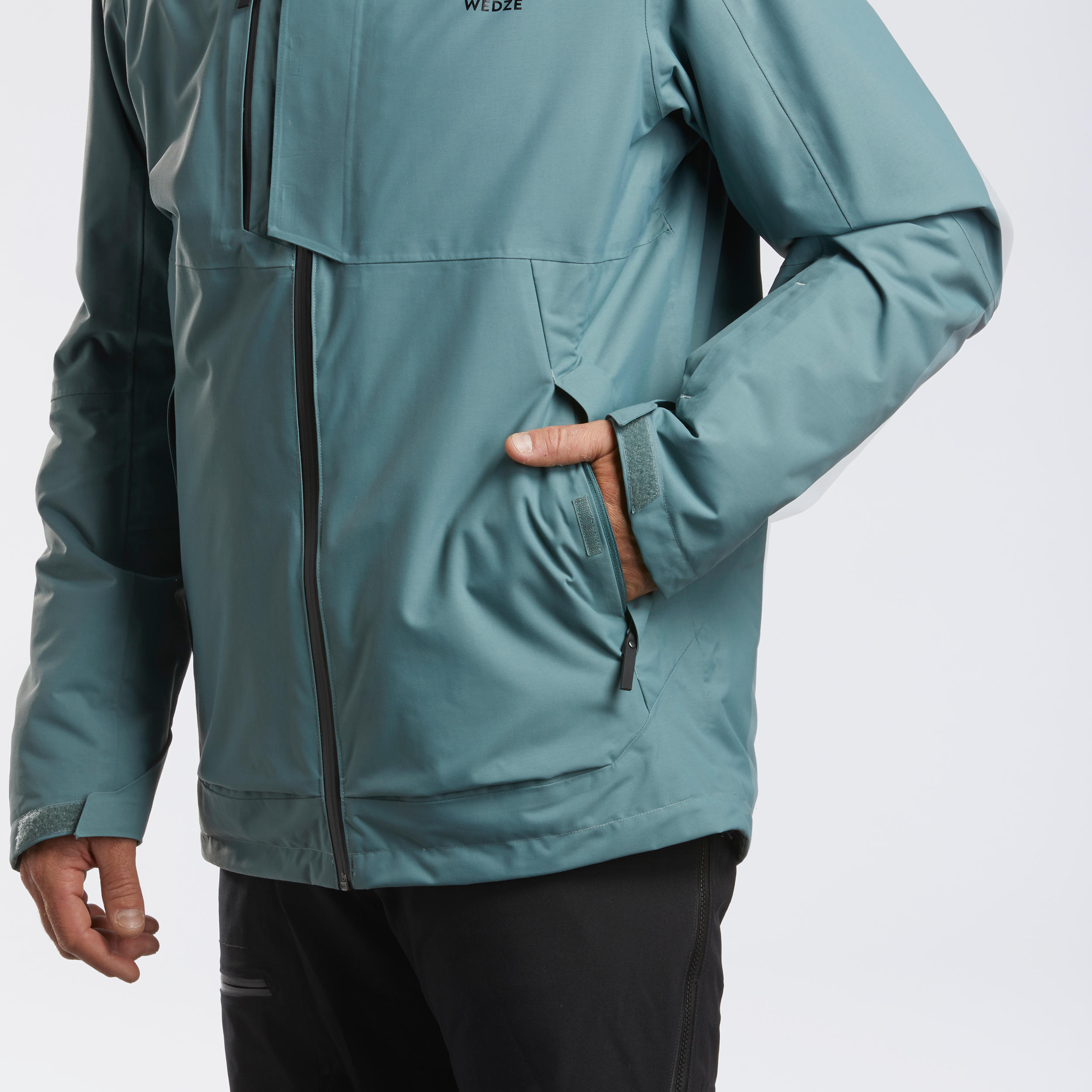 Men's Ski Jacket  FR100 Khaki 9/22