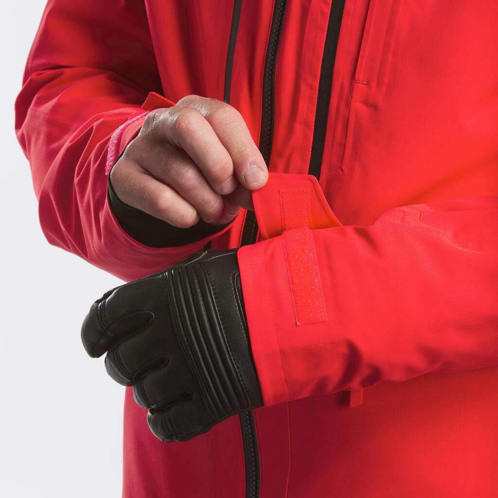 Skijacke Freeride 500 Herren rot 