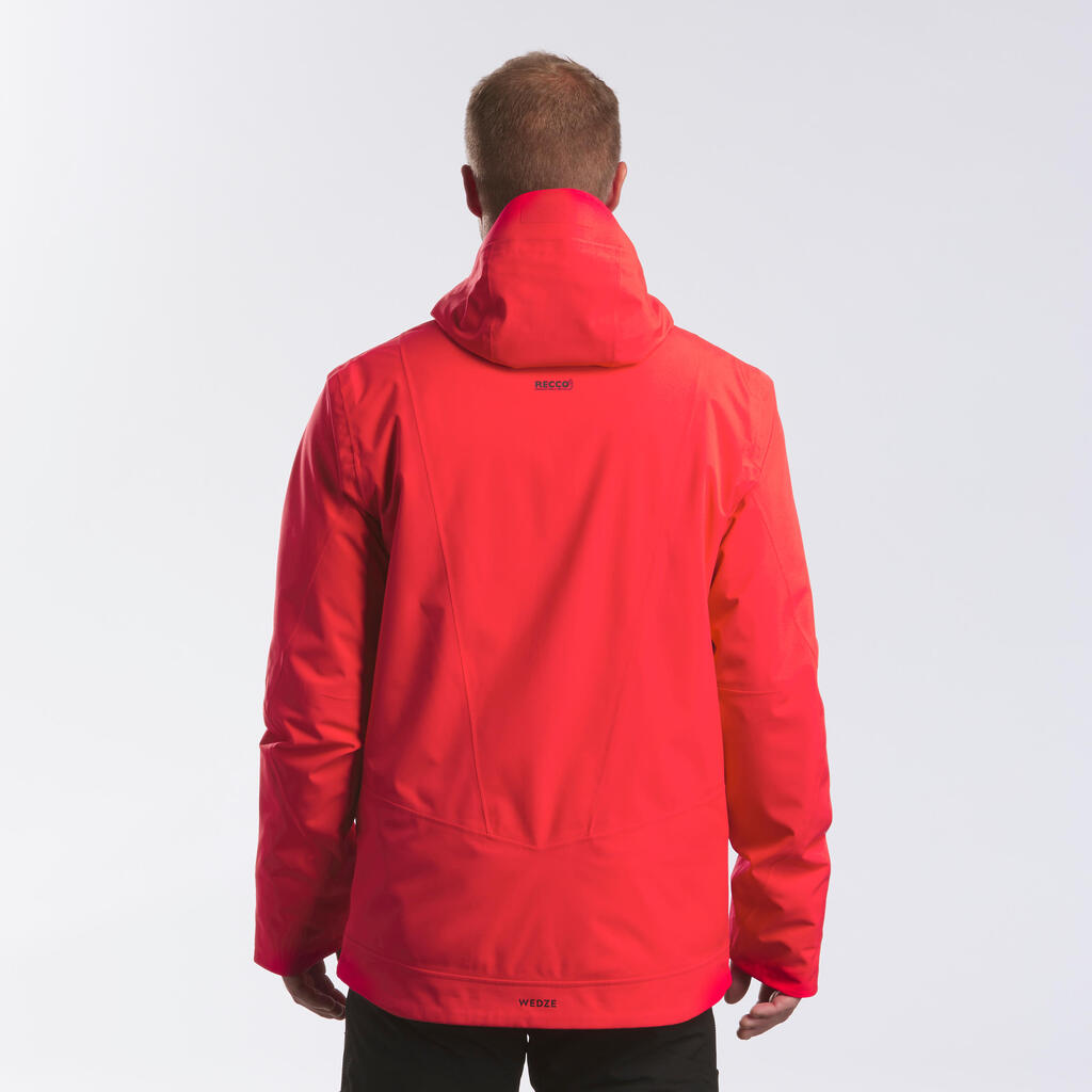 Skijacke Freeride 500 Herren rot 