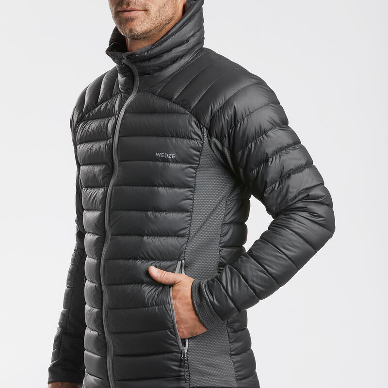 CASACO INTERIOR ACOLCHOADO DE SKI HOMEM - FR900 - CINZENTO ESCURO