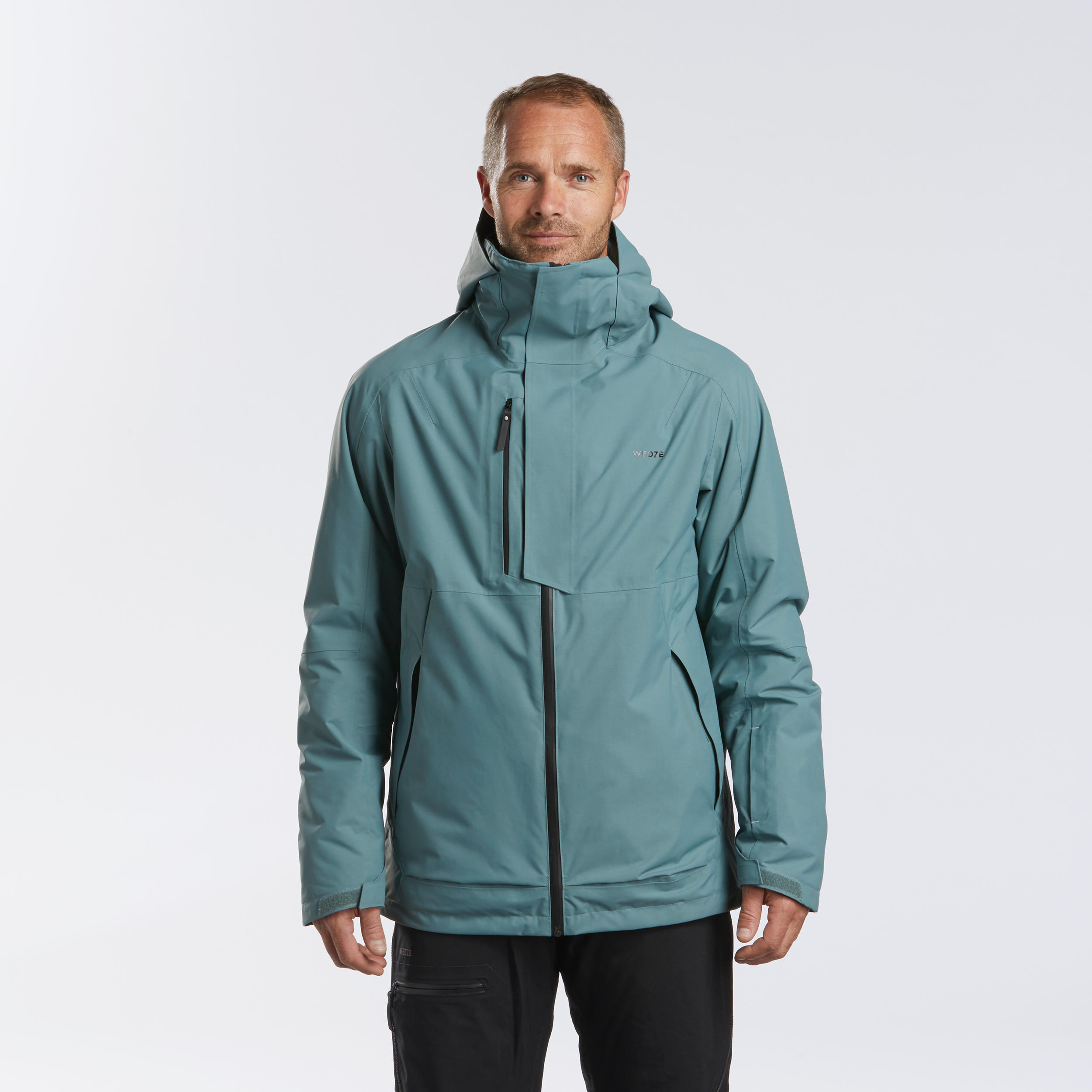 Men's Ski Jacket  FR100 Khaki 17/22