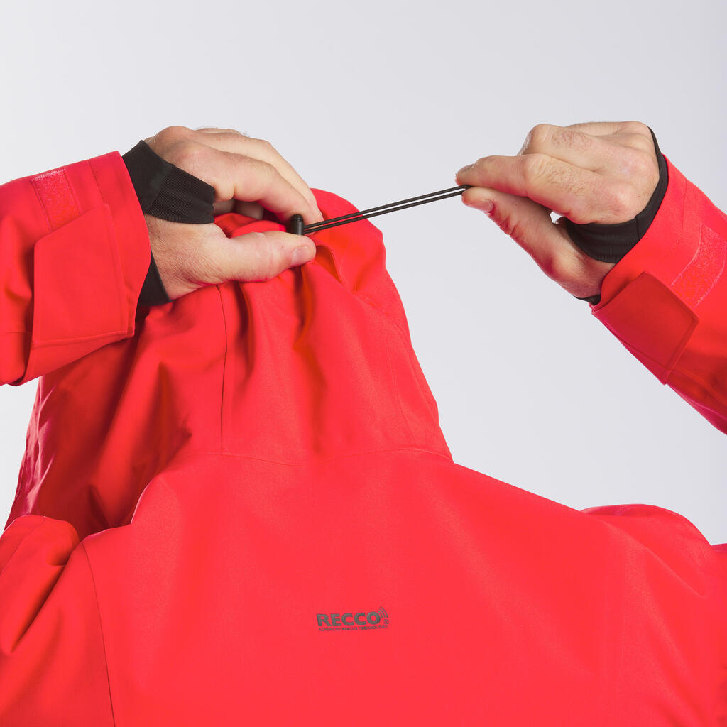 Skijacke Freeride 500 Herren rot 