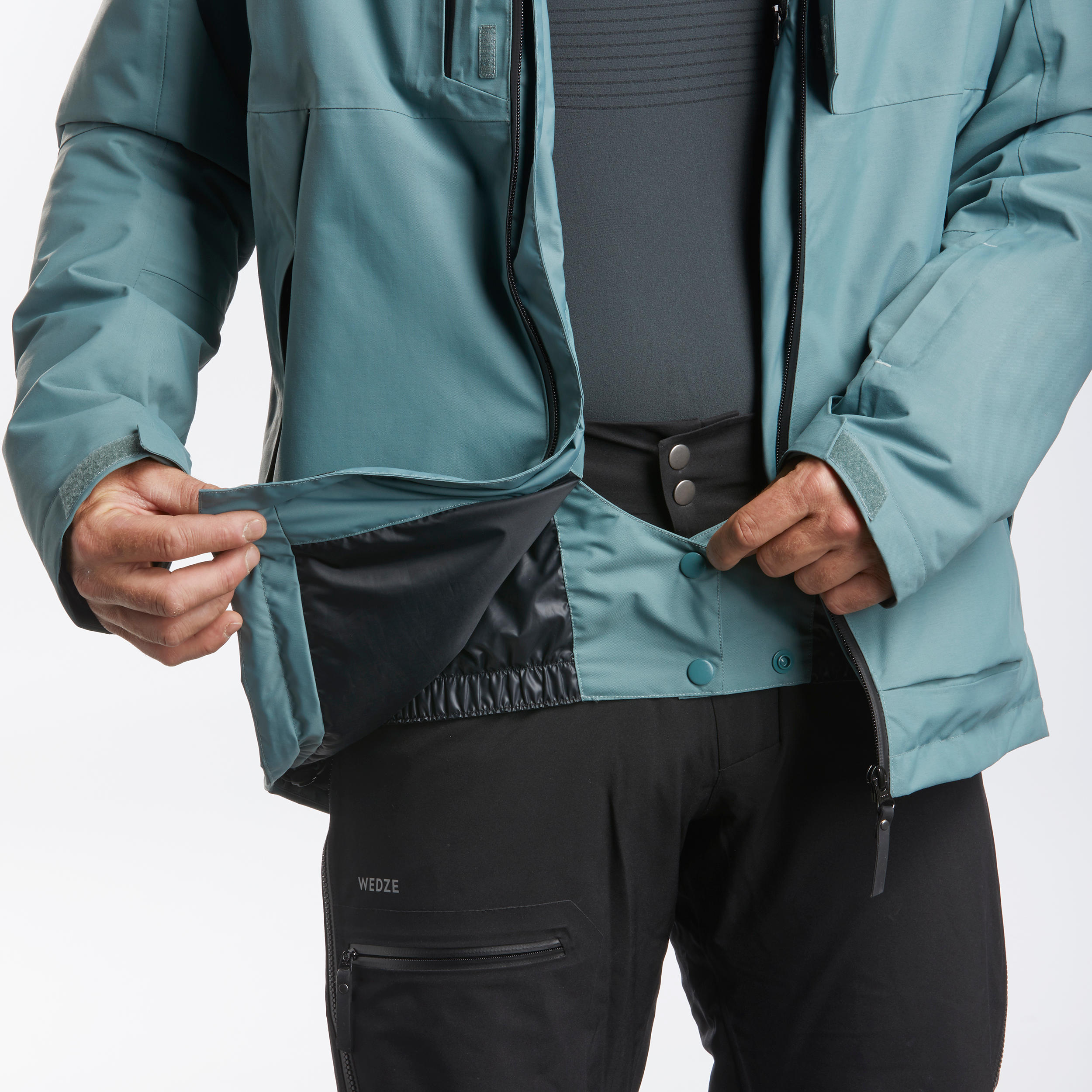 Men's Ski Jacket  FR100 Khaki 21/22