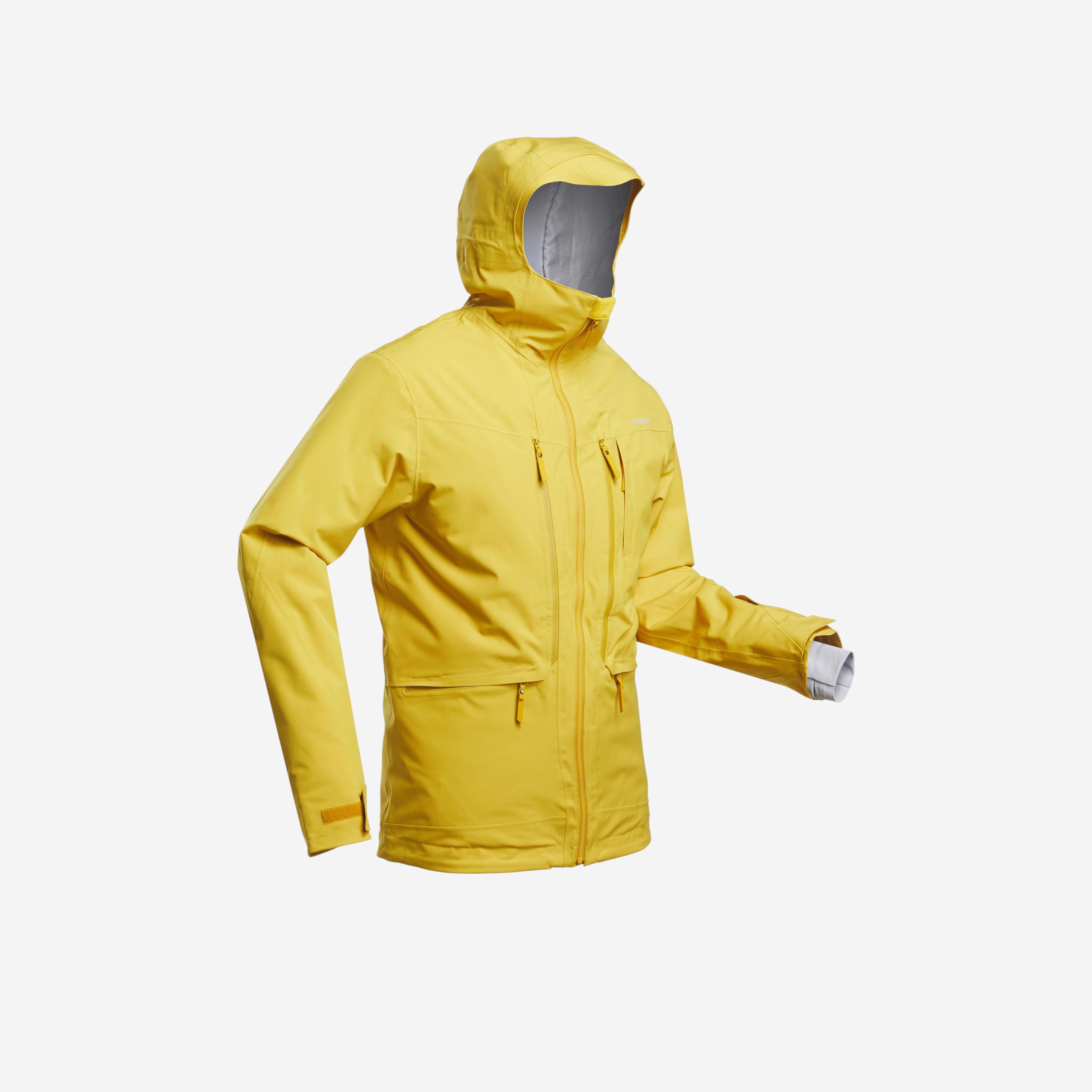 Men’s Freeride Ski Jacket Ski Fr500 - Ochre