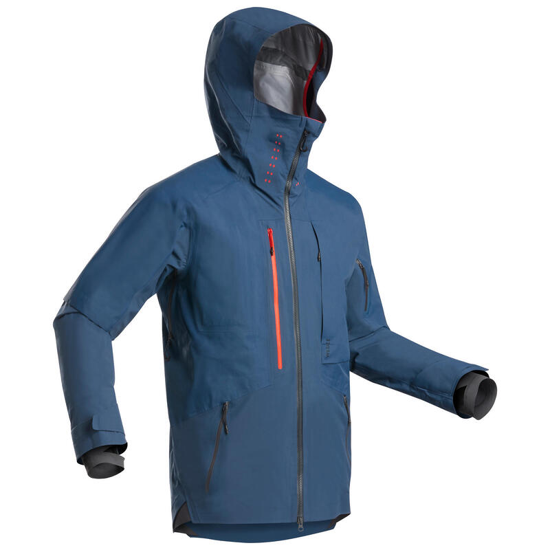 Ski-jas voor heren Freeride FR900 marineblauw