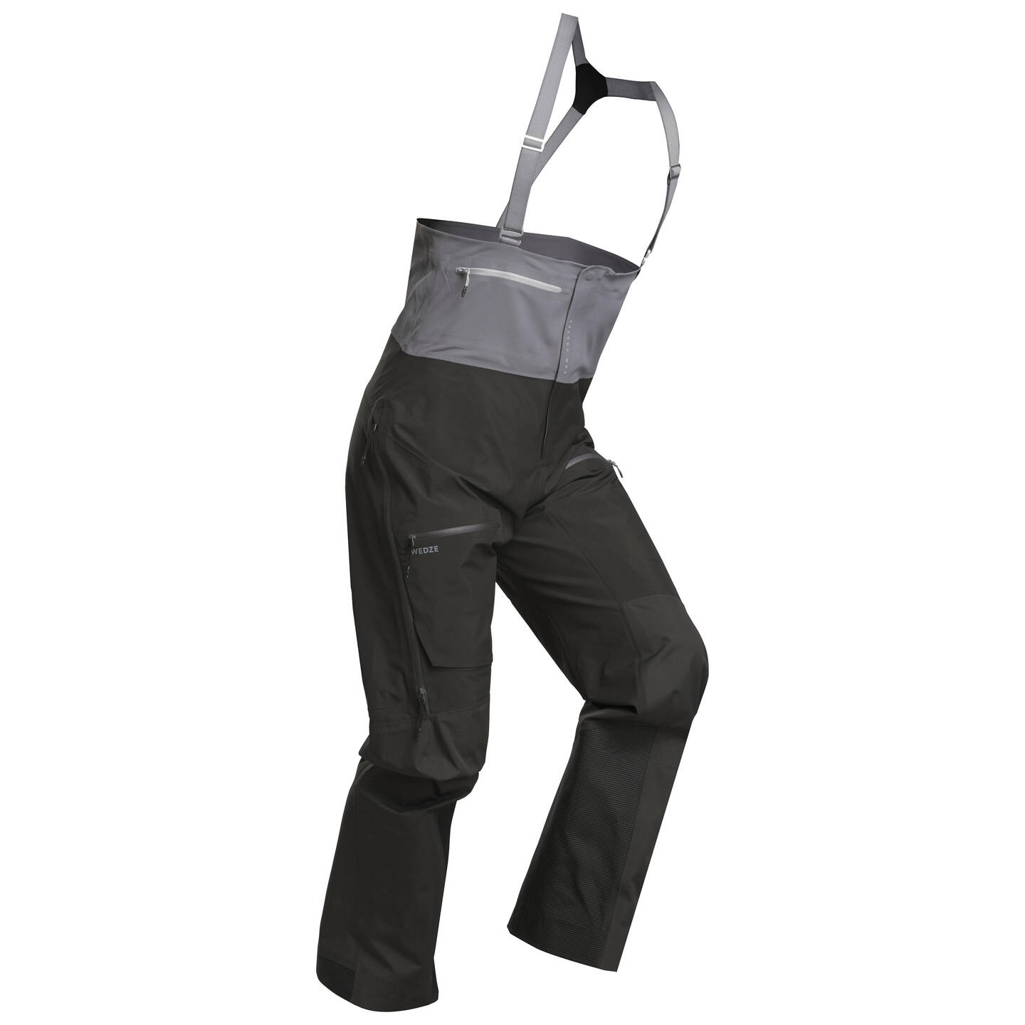 DECATHLON WEDZE Ski-Latzhose FR900 Herren grau