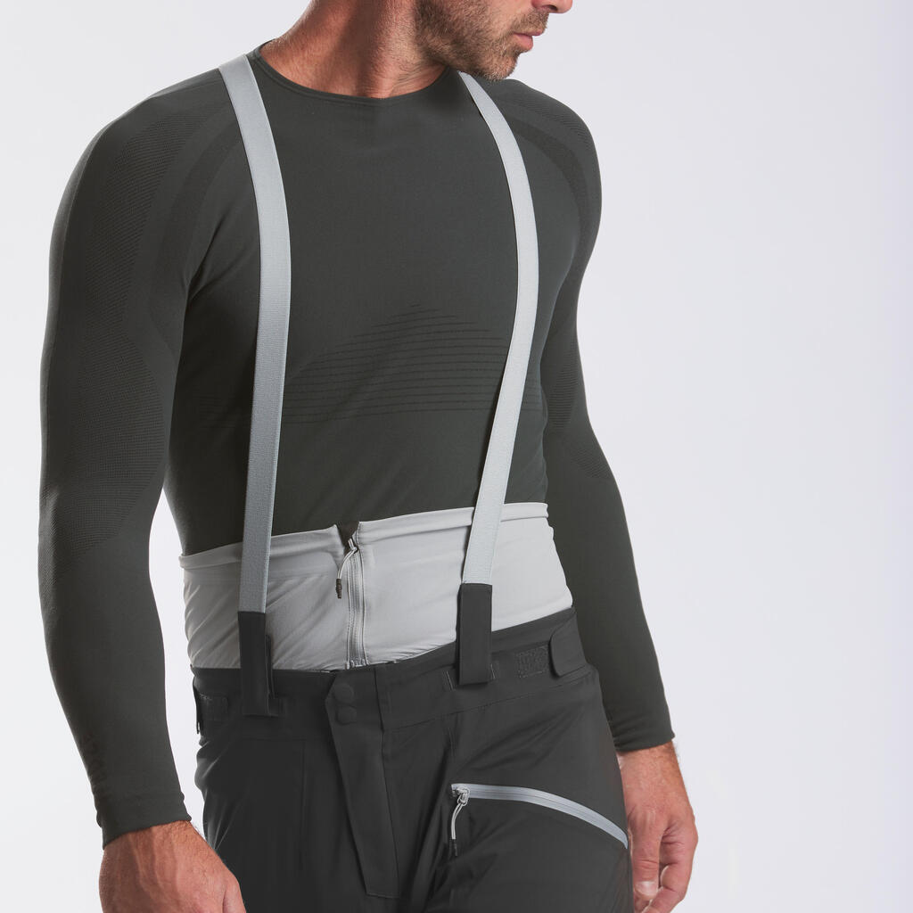 Sive muške skijaške pantalone za mountain touring