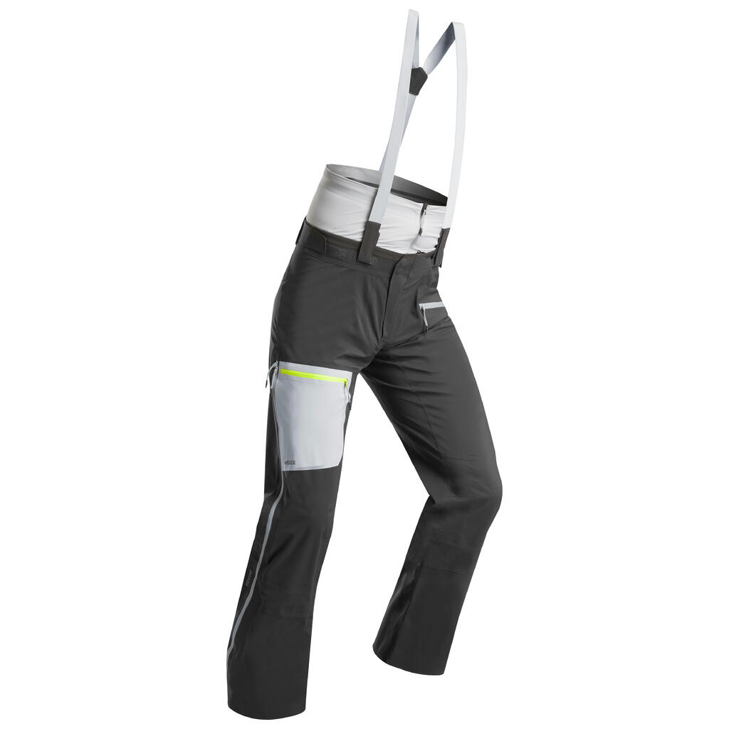 Sive muške skijaške pantalone za mountain touring