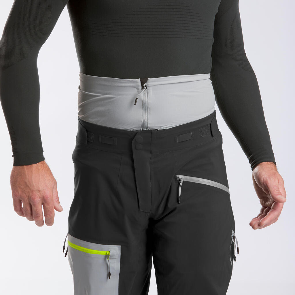 Sive muške skijaške pantalone za mountain touring