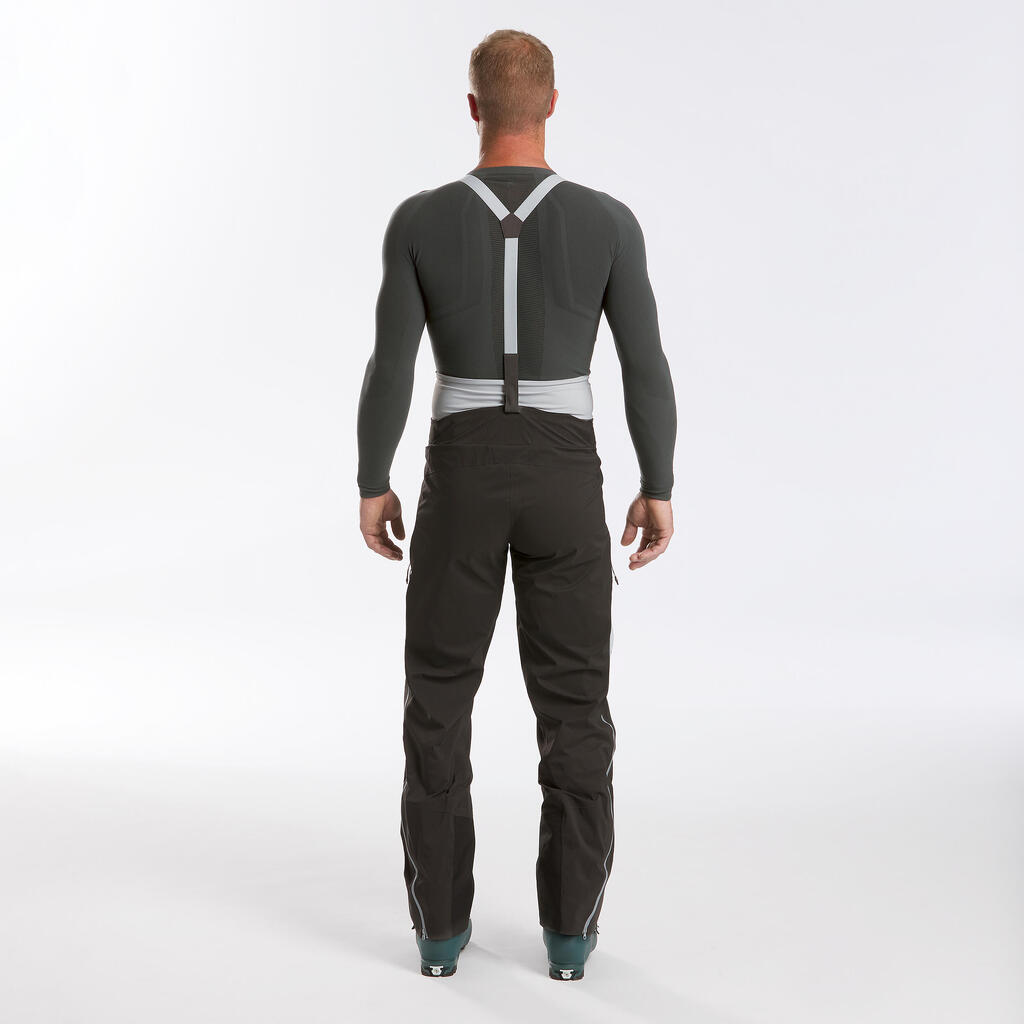 Sive muške skijaške pantalone za mountain touring