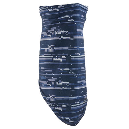 Балаклава дитяча для лижного спорту синя у смужку