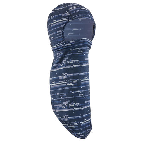 Балаклава дитяча для лижного спорту синя у смужку