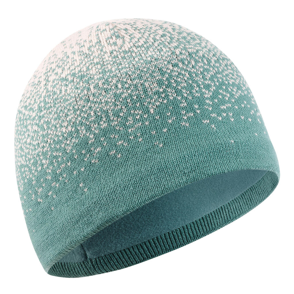 Children’s ski hat - mixup - khaki pink