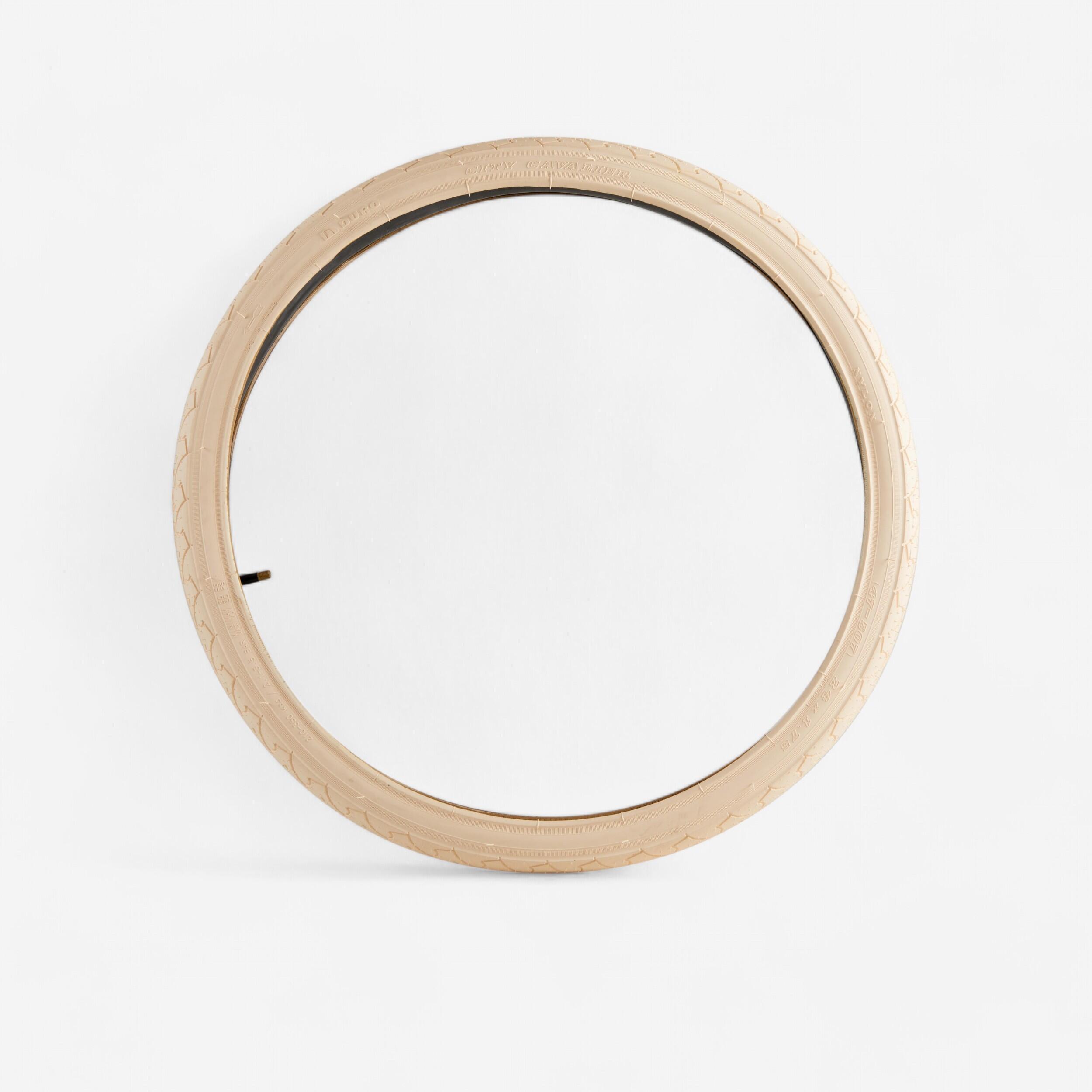 Copertone per bici bambino 24X1.75 / ETRTO 47-507 beige BTWIN | DECATHLON
