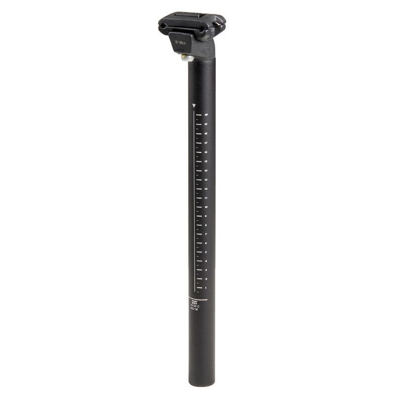 Tige de selle pour vélo de 27.2 mm de diamètre 370 mm de longueur noir