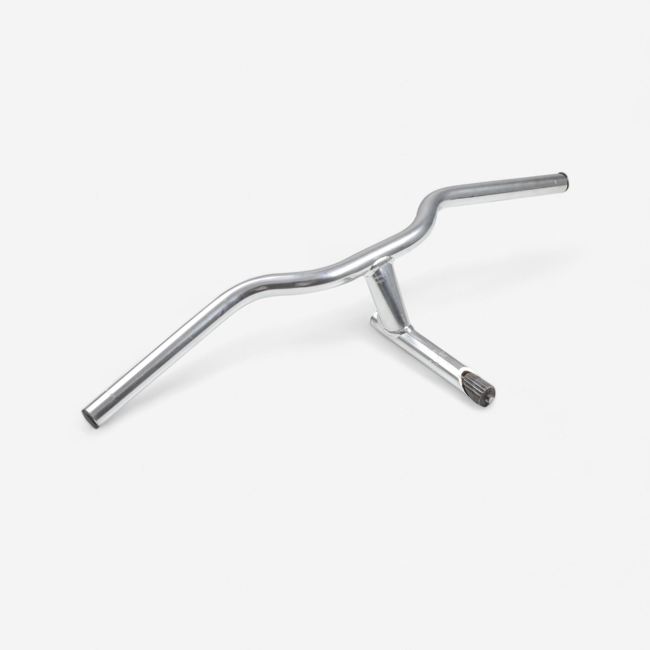 Potence Vélo En Alliage Aluminium 22 Mm Type H - Pour Vélos Pliants - Design Poli Miroir - Longueur 220 Mm - 2