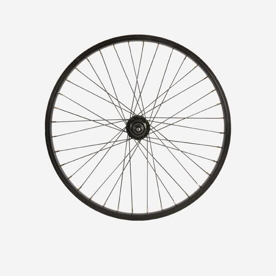 Ruota posteriore BMX 20 pollici mozzo 10 mm nera
