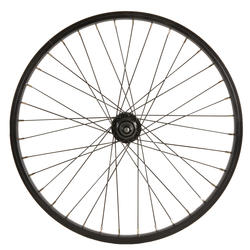 Achterwiel BMX 20 inch freewheel met as 10 mm zwart