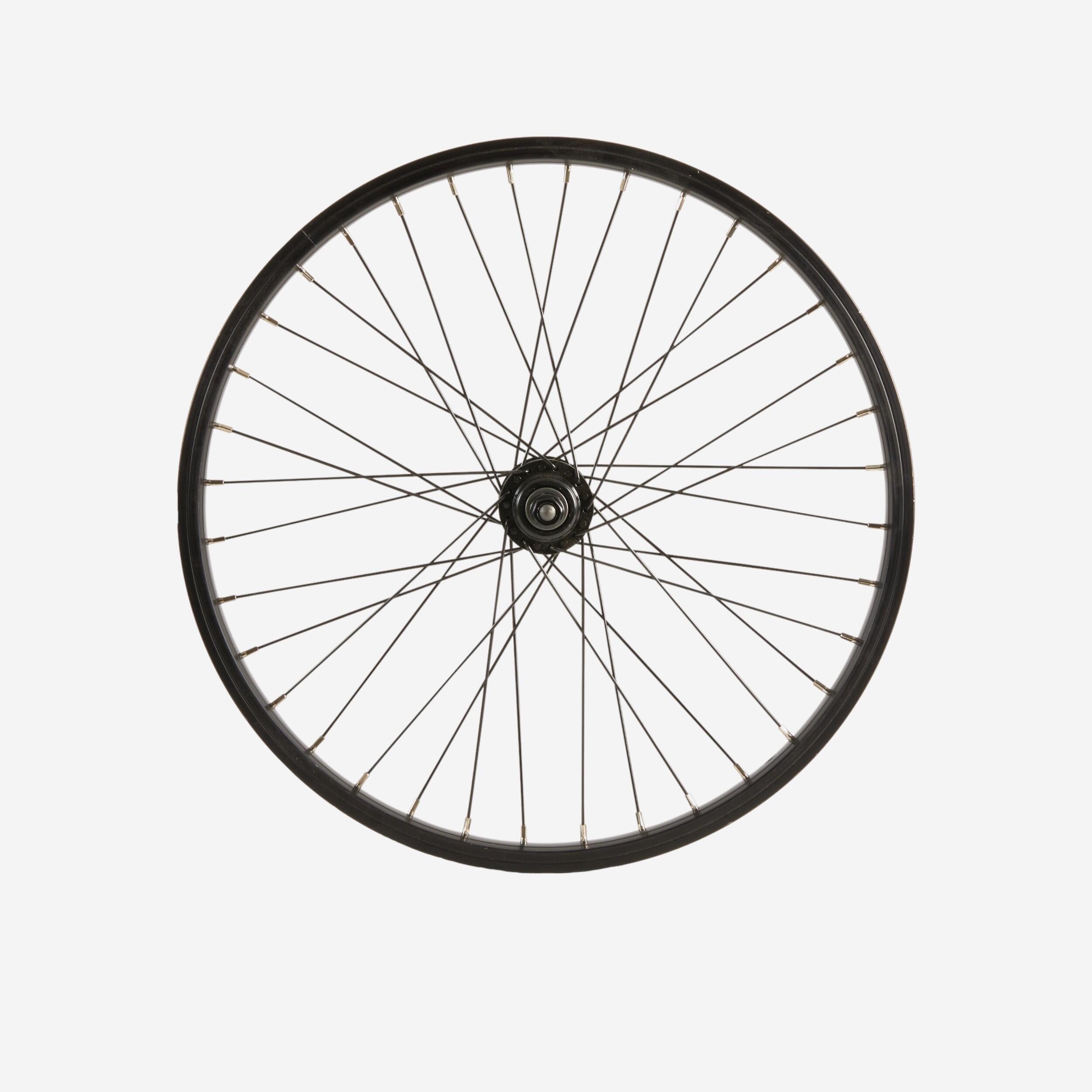 Ruota posteriore BMX 20 pollici mozzo 10 mm nera BTWIN | DECATHLON