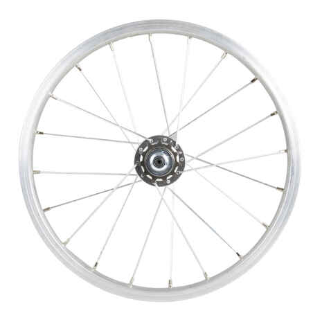 Stražnji kotač za dječji bicikl 16" 11T Freewheel srebrni 