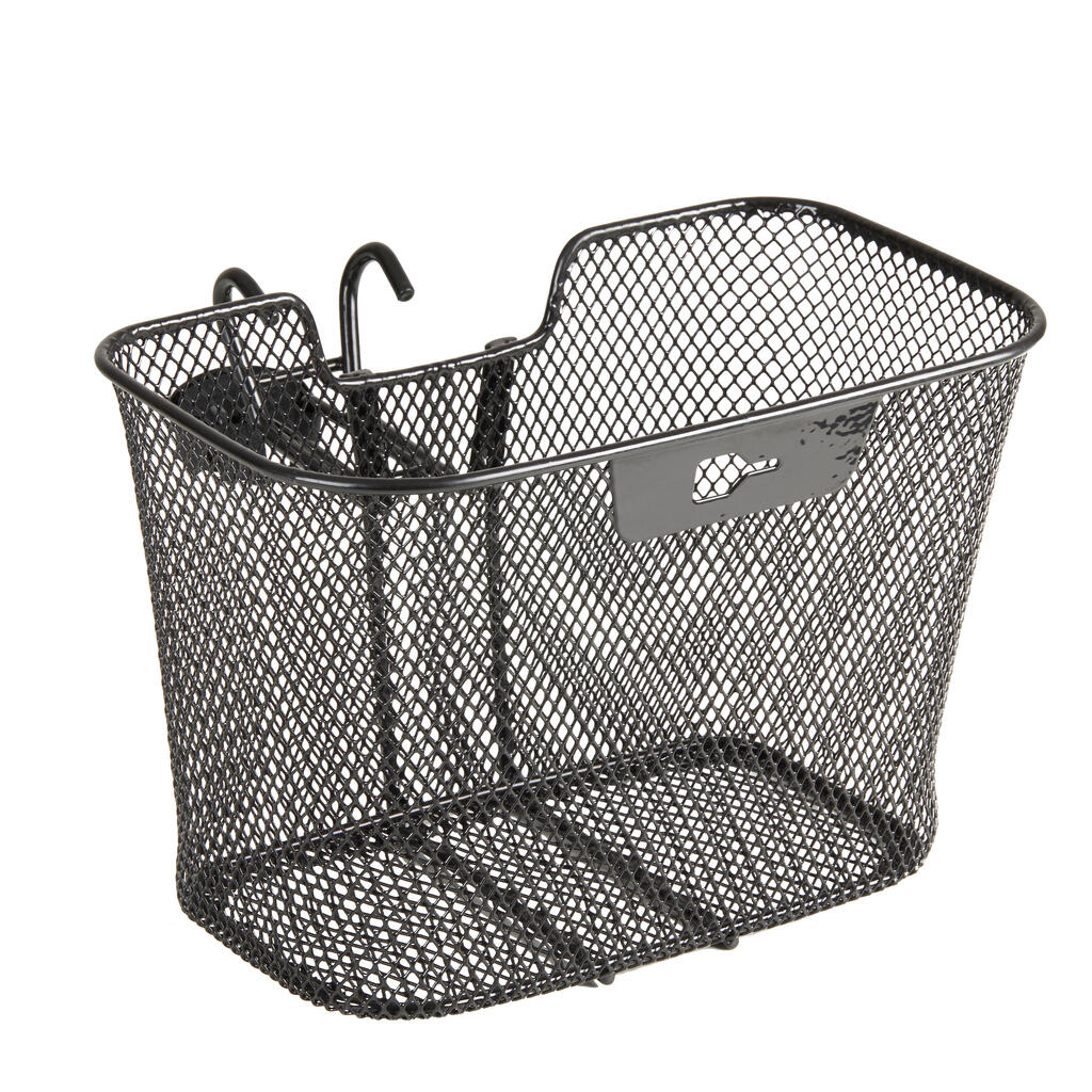 Kids' 20- and 24-inch Bike Removable Basket - Black