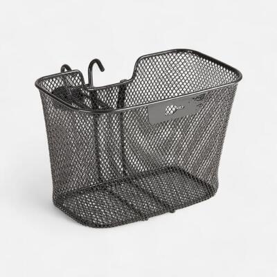 Cestino anteriore bici bambino 20 e 24 pollici amovibile nero