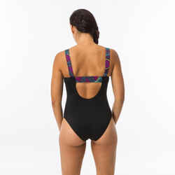 Women's 1-piece Swimsuit Taïs Ethn black