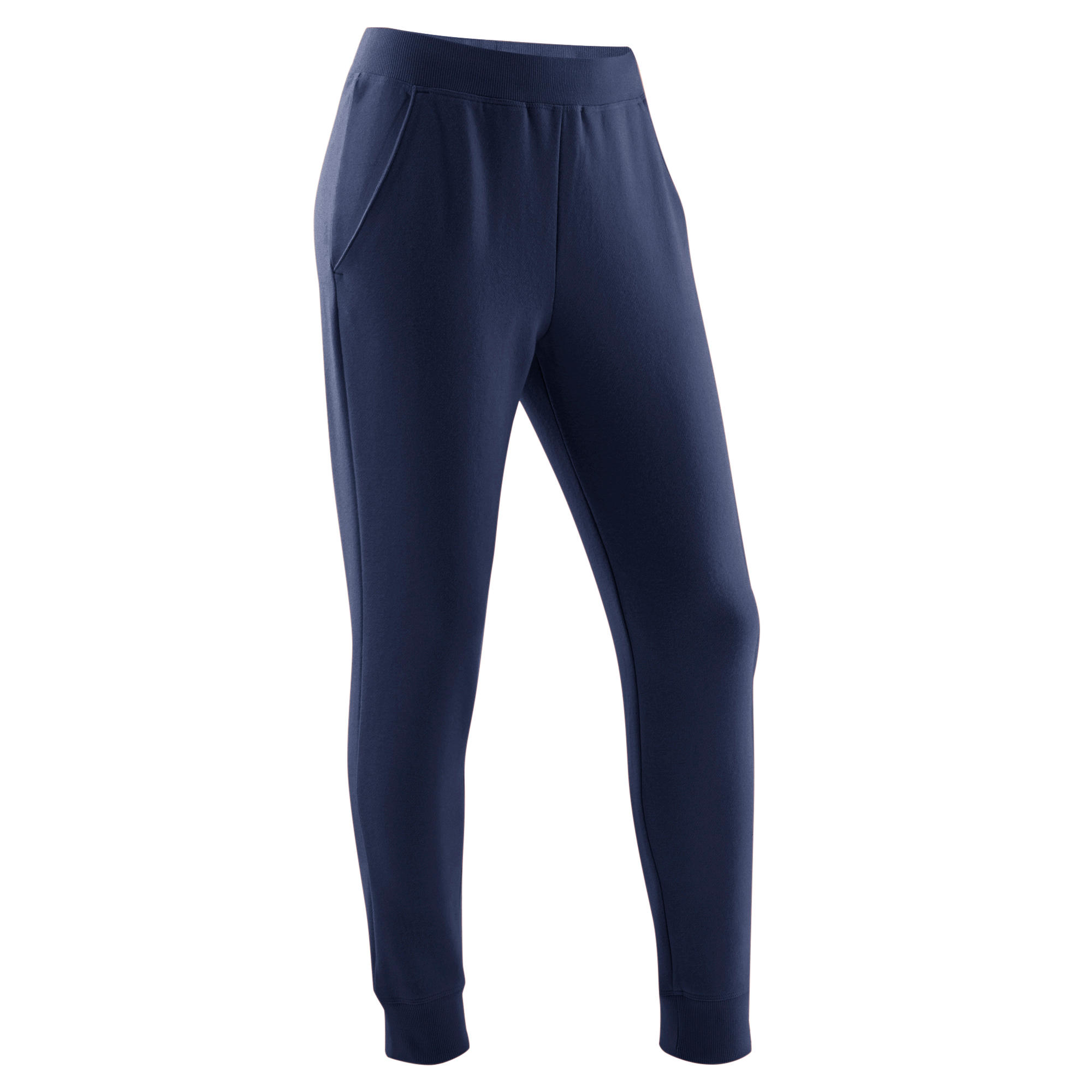 girls navy blue tracksuit bottoms
