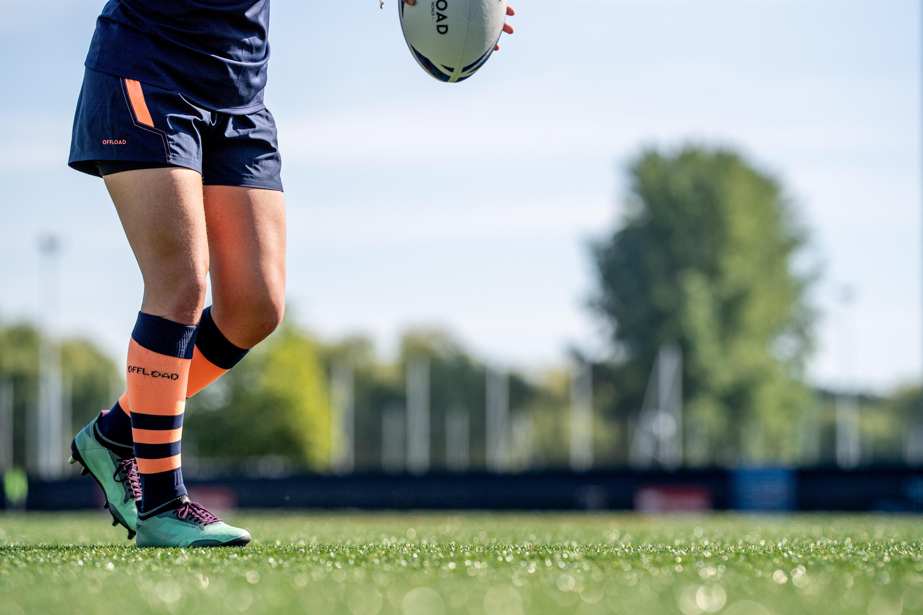 Skarpety do rugby R500 DAMSKIE 11/11