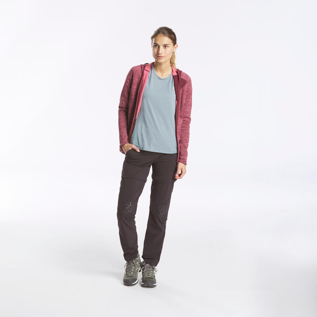 Women's Hiking Thin Fleece Jacket - MH520