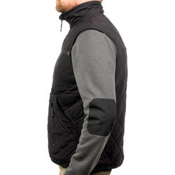 Gilet chasse matelassé silencieux noir 500.