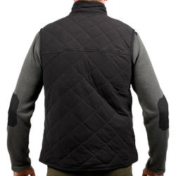 Gilet chasse matelassé silencieux noir 500.