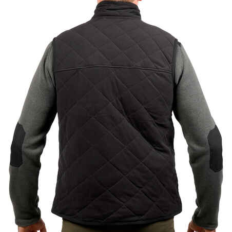 Country Sport Silent Padded Gilet 500 Black.