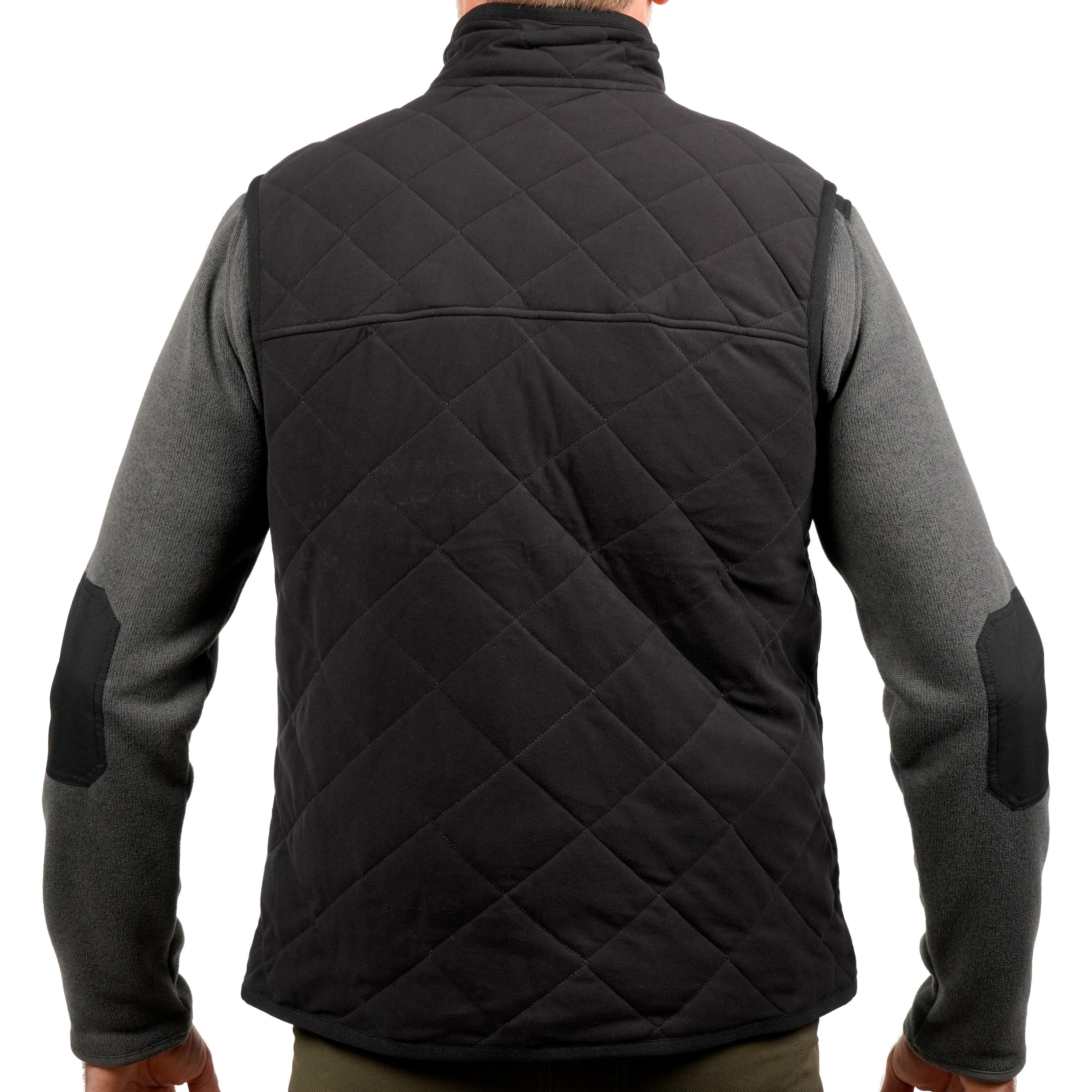 Country Sport Silent Padded Gilet 500 Black. 5/8